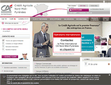 Tablet Screenshot of entreprises.ca-nmp.fr